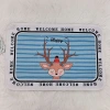 Anti-slip floor MATS for foreign trade, kitchen floor MATS, carpet, water-absorbing imitation cashmere printed floor MATS, novel styles, skin-friendly fabric Application Scenario